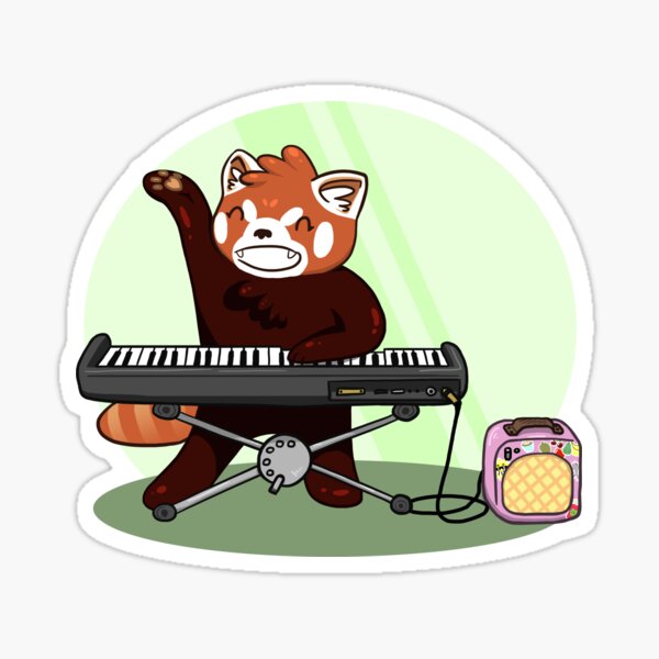 Red panda! Sticker