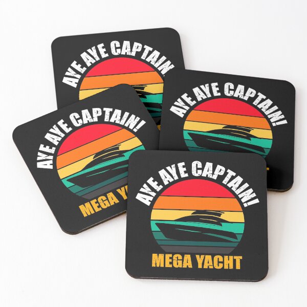 Item preview, MEGA YACHT, AYE AYE CAPTAIN! designed and sold by aksh-store.