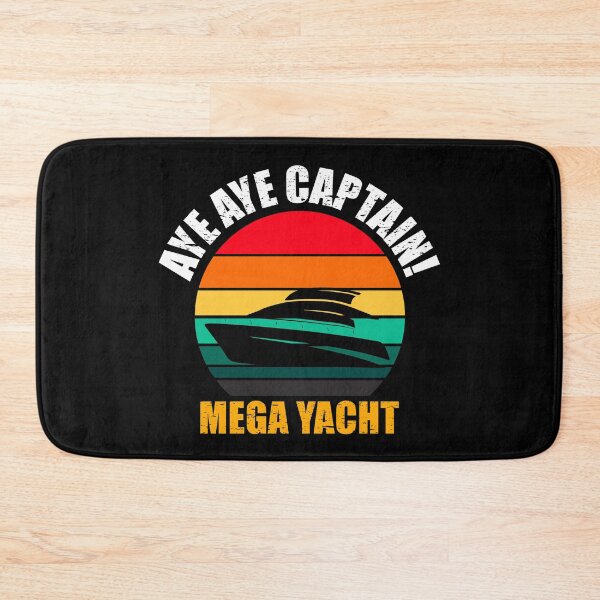 Item preview, MEGA YACHT, AYE AYE CAPTAIN! designed and sold by aksh-store.