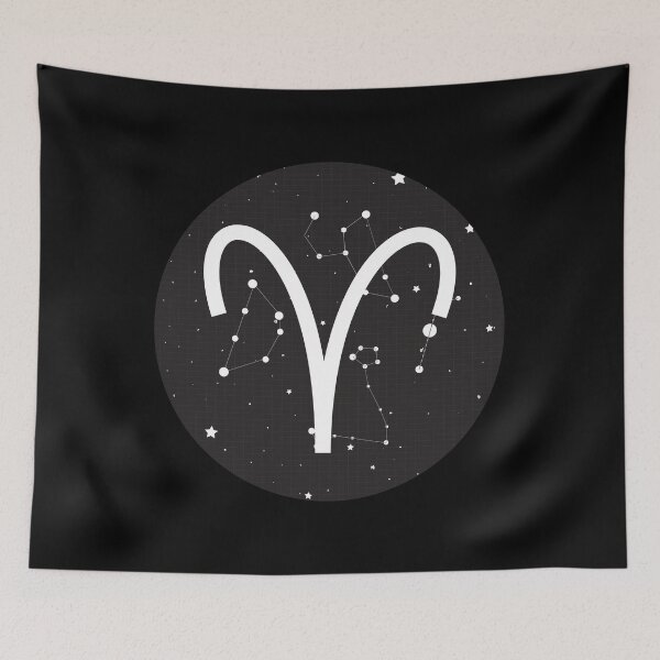 Item preview, Aries Zodiac Sign - Astrology Star Sky designed and sold by m95sim.