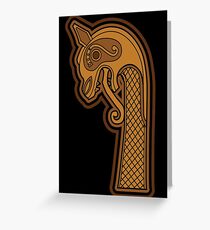 Dragons Head Greeting Card