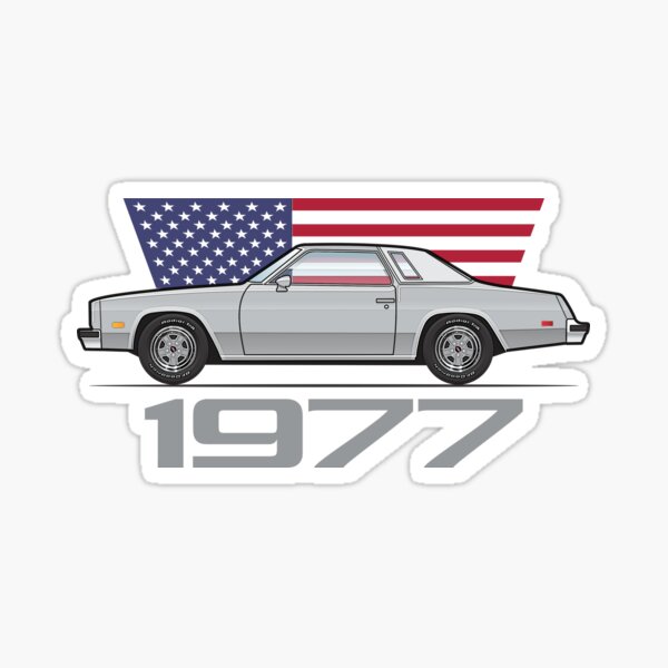 silver 77 - 1977 Olds Cutlass Supreme - Sticker