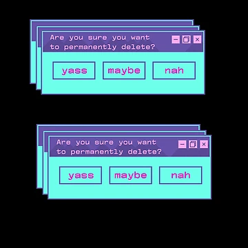 Artwork thumbnail, Computer Delete Sticker Pack by Yekaior
