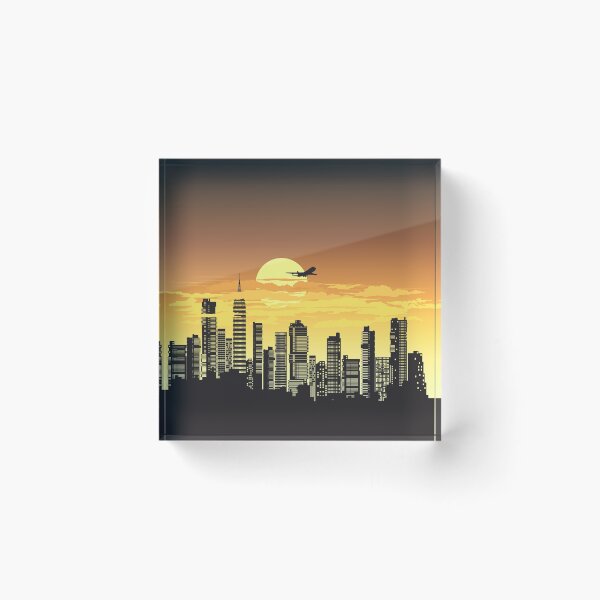 Item preview, Skyscraper and Sunset designed and sold by K-icon.