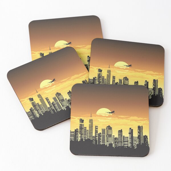 Item preview, Skyscraper and Sunset designed and sold by K-icon.