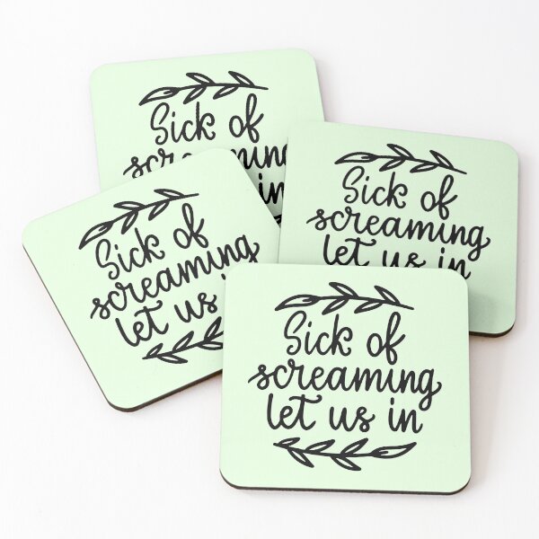 Item preview, Sick of screaming designed and sold by letterbrighter.