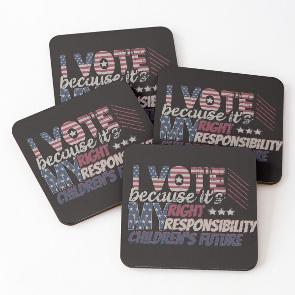 Item preview,  Vote Because Its My Right Responsibility Children's Future designed and sold by ABulgov.