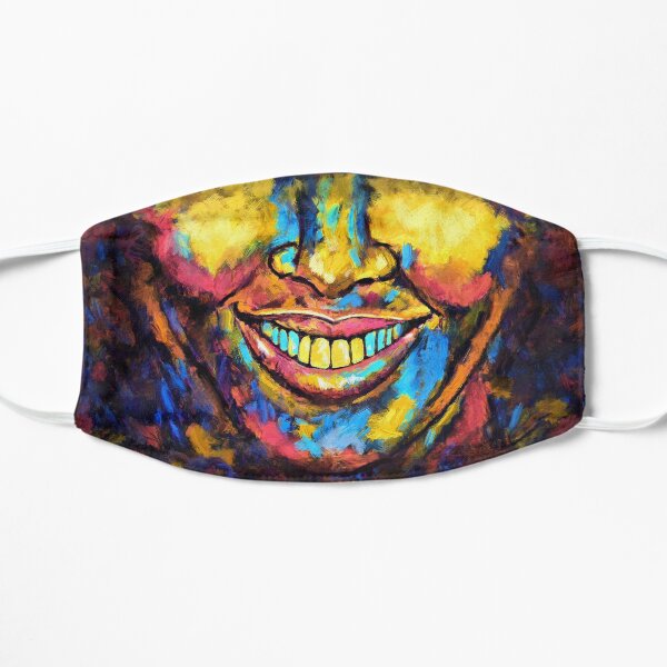 “Rebel” painting (Happy to be an Artist) - “Smile” Fine Art series Mask