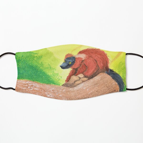 Red-Ruffed Lemur Kids Mask