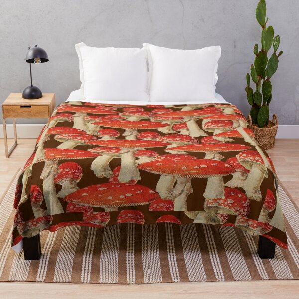 Item preview, Vintage mushroom pattern designed and sold by Statim.