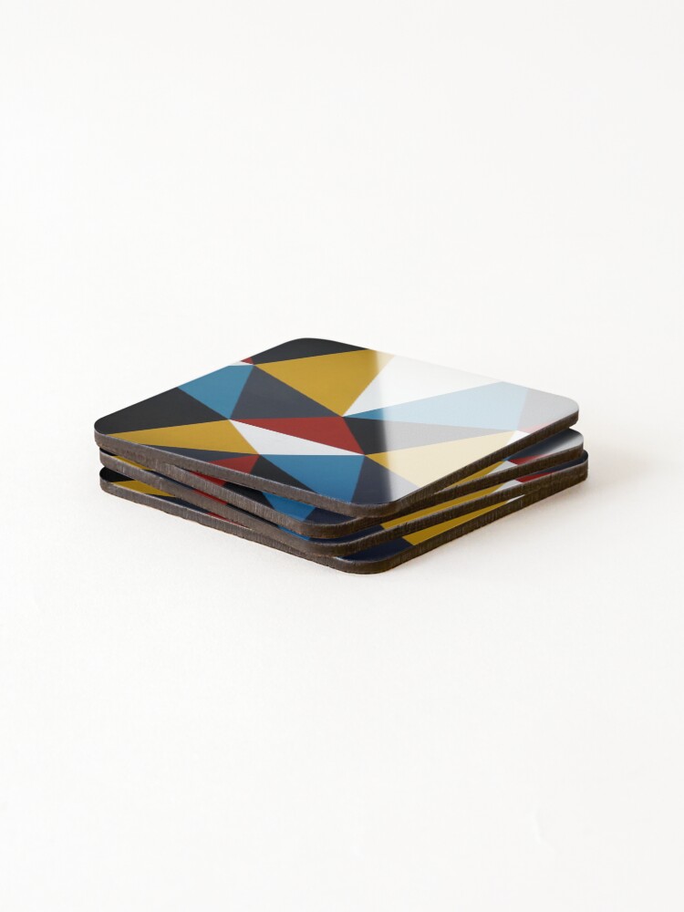 Thumbnail 4 of 5, Coasters (Set of 4), Triangle pattern designed and sold by Md1982.