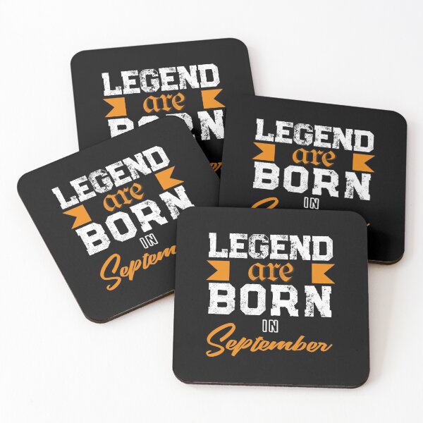 Item preview, LEGEND ARE BORN IN SEPTEMBER designed and sold by Hussain Shirts.