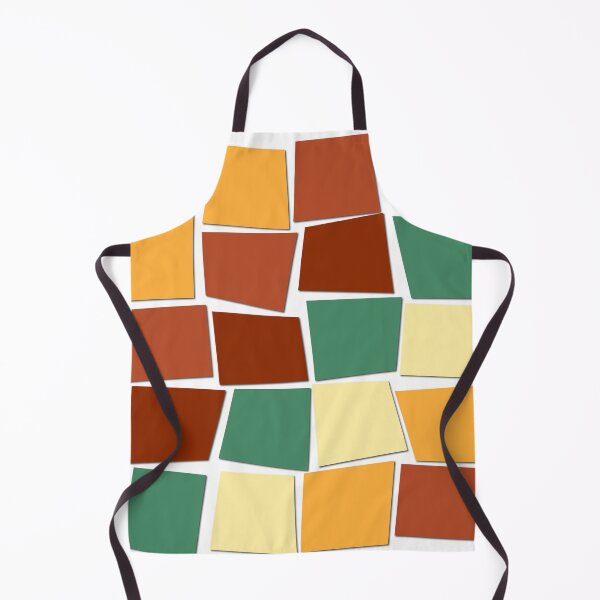 Item preview, abstract squares autumn color designed and sold by Evgenija-S.