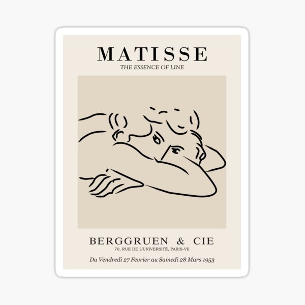 Item preview, Henri Matisse - Line Drawing of Woman - Essense of Line designed and sold by artswag.