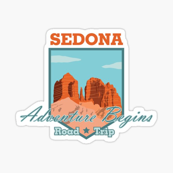 Sedona Adventure Begins Sticker