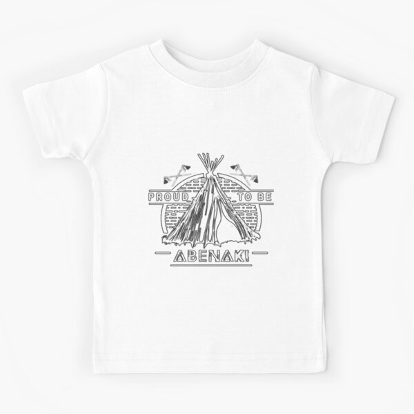 Vista previa del artículo con la obra «Nativo americano: orgulloso de ser abenaki», diseñado y vendido por nativeStor.