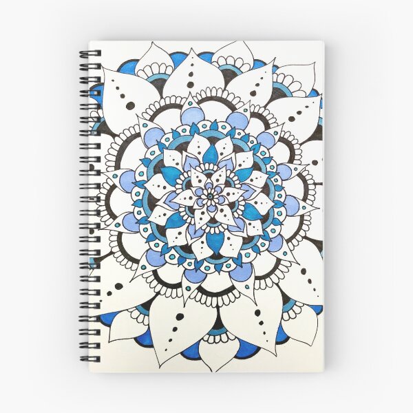 Item preview, Mandala in Blue designed and sold by LilBearArtistry.