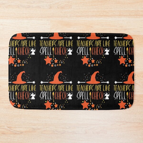 Item preview, Teachers Are Like Spell Check Classic Halloween Colours designed and sold by GravitiTees.