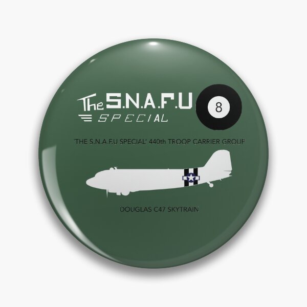 Item preview, the SNAFU special C47 skytrain designed and sold by Wartime Designs.