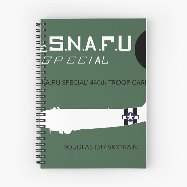 Item preview, the SNAFU special C47 skytrain designed and sold by Wartime Designs.