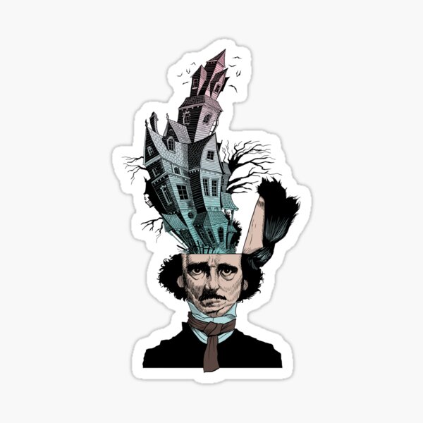 Edgar Allan Poe - Imaginations Sticker