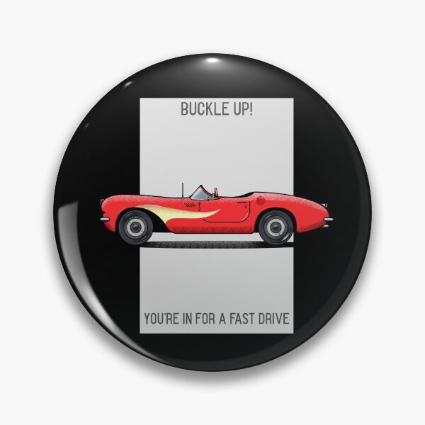 Item preview, Buckle up! You’re in for a fast drive red sports car  designed and sold by Got-Ya-Bak.