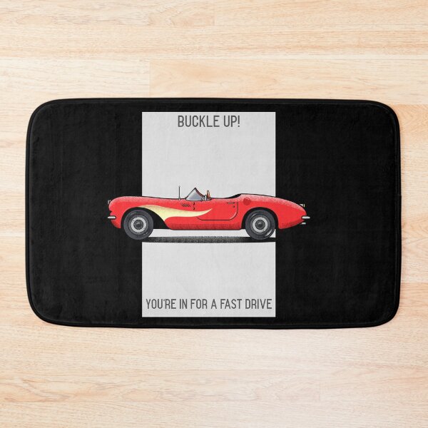 Item preview, Buckle up! You’re in for a fast drive red sports car  designed and sold by Got-Ya-Bak.