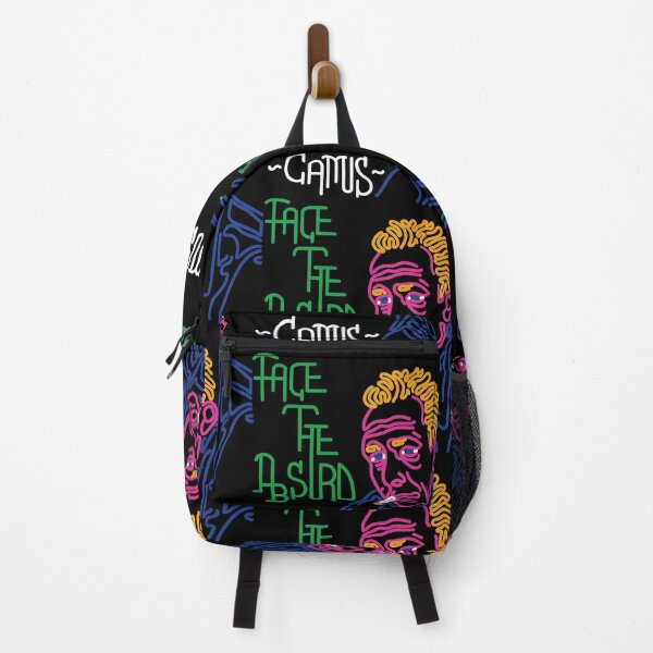 Item preview, STYLIZED LINE ART CAMUS - FACE THE ABSURD - neon designed and sold by Xotico Design.