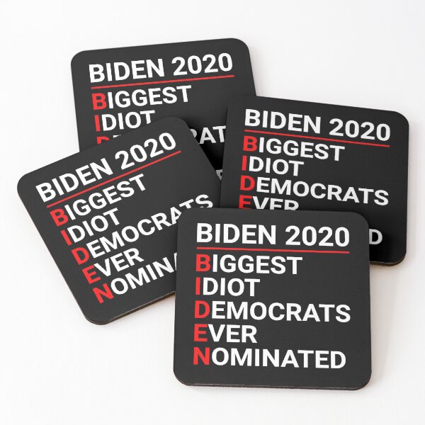 Item preview, Biden 2020 Biggest Idiot Democrats Ever Nominated Funny Anti Joe Biden 2020 designed and sold by naworas.