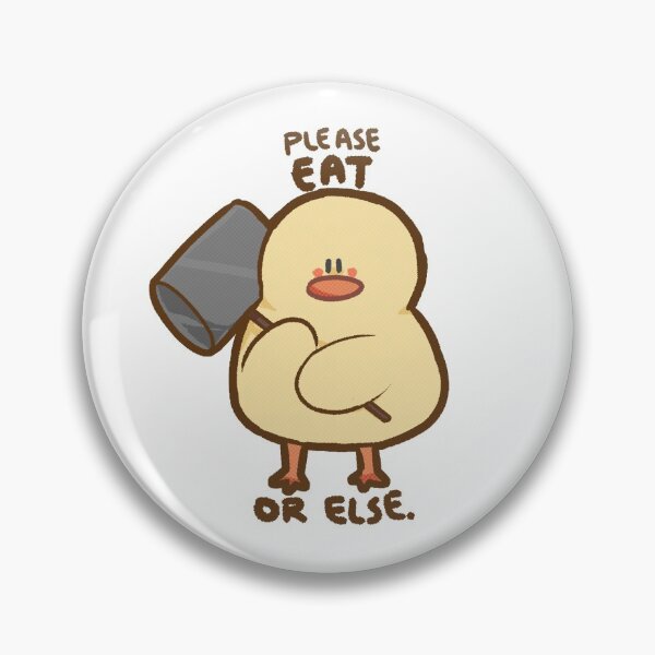 Item preview, Self-care Duck: Eating Edition designed and sold by hoshiumies.