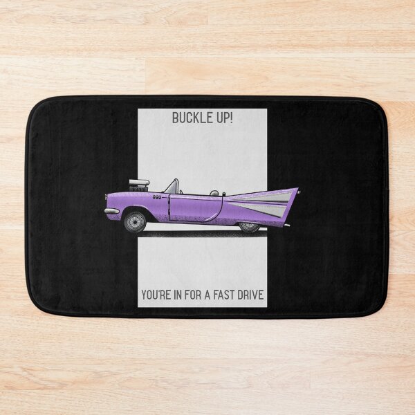 Item preview, Buckle up! You’re in for a fast drive Purple sports car  designed and sold by Got-Ya-Bak.
