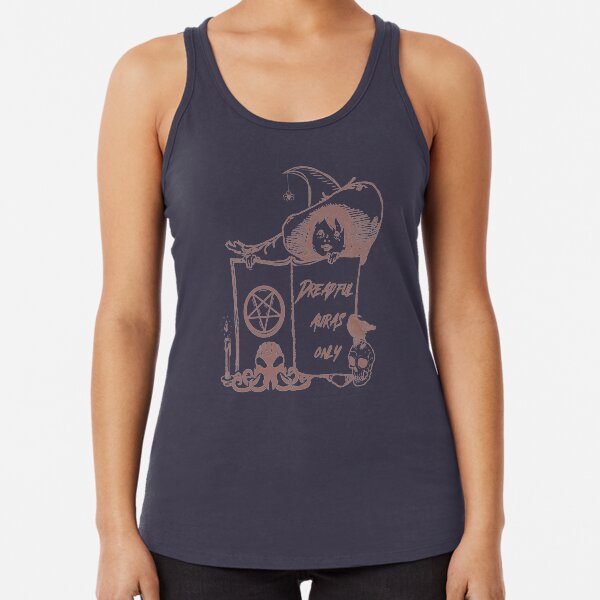 Dreadful Auras Only Racerback Tank Top
