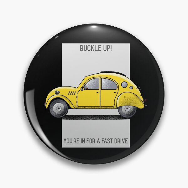 Item preview, Buckle up! You’re in for a fast drive yellow sports car  designed and sold by Got-Ya-Bak.