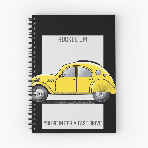 Item preview, Buckle up! You’re in for a fast drive yellow sports car  designed and sold by Got-Ya-Bak.