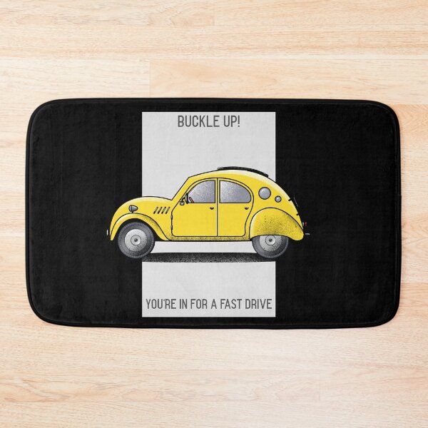 Item preview, Buckle up! You’re in for a fast drive yellow sports car  designed and sold by Got-Ya-Bak.