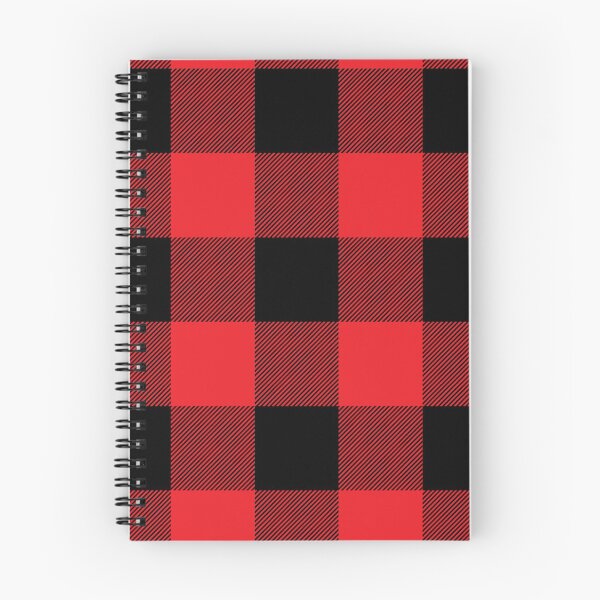 Item preview, Black and Red Buffalo Plaid Large Check Checkered Pattern designed and sold by SqueakyRicardo.