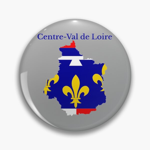 Item preview, Centre-Val de Loire Map, France, French Region designed and sold by marosharaf.