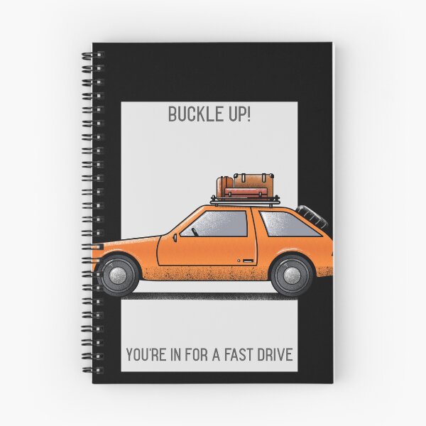 Item preview, Buckle up! You’re in for a fast drive orange  car  designed and sold by Got-Ya-Bak.