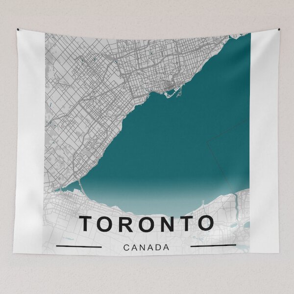 Item preview, TORONTO CİTY ROAD MAP POSTER designed and sold by rashadat.