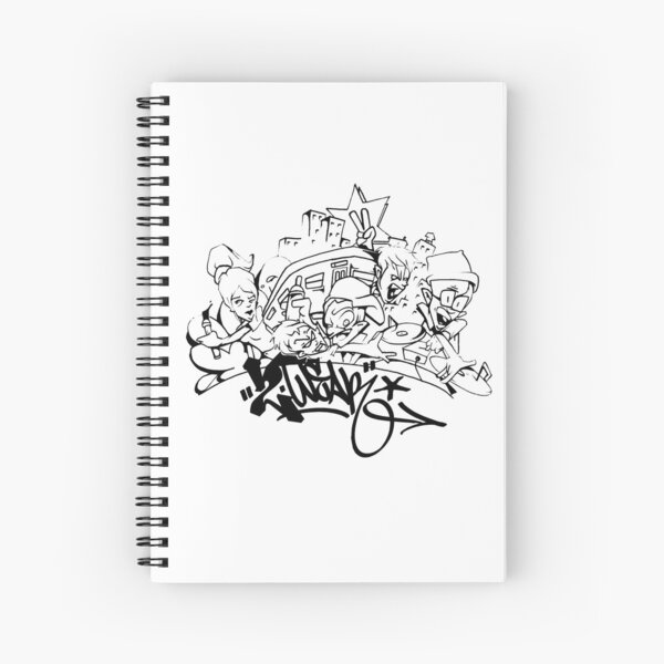 Hip Hop Get Down Spiral Notebook