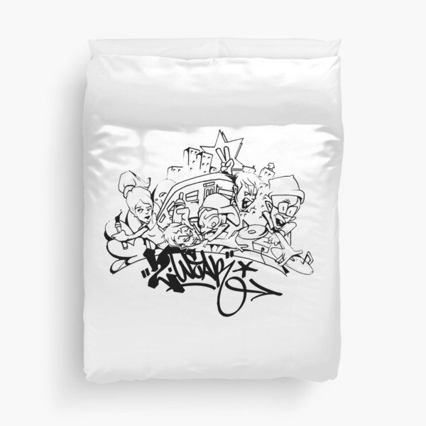 Hip Hop Get Down Duvet Cover