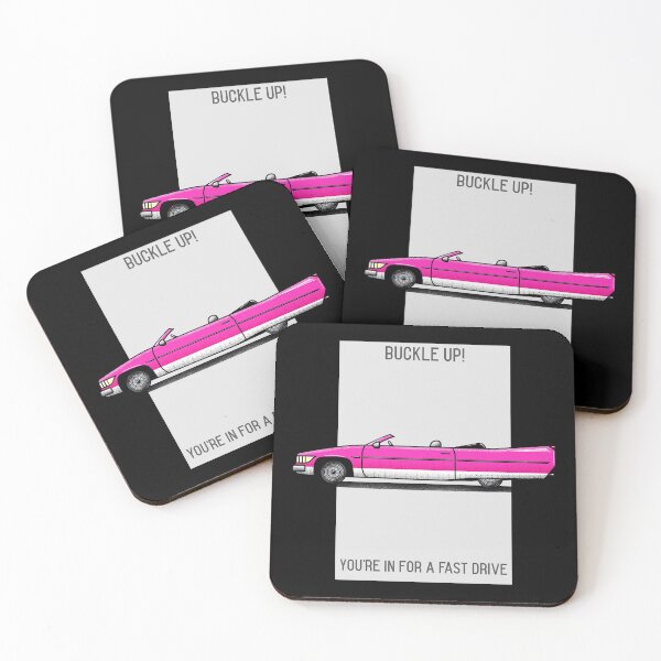 Item preview, Buckle up! You’re in for a fast drive pink sports car  designed and sold by Got-Ya-Bak.