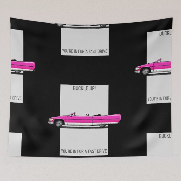 Item preview, Buckle up! You’re in for a fast drive pink sports car  designed and sold by Got-Ya-Bak.