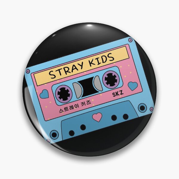 Item preview, STRAY KIDS Cute Retro Pastel Cassette Tape Blue Pink designed and sold by SugarSaint.