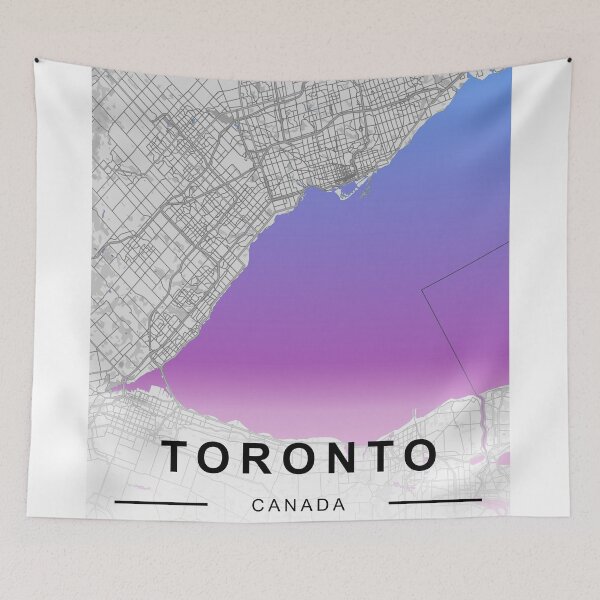 Item preview, TORONTO CİTY ROAD MAP POSTER designed and sold by rashadat.