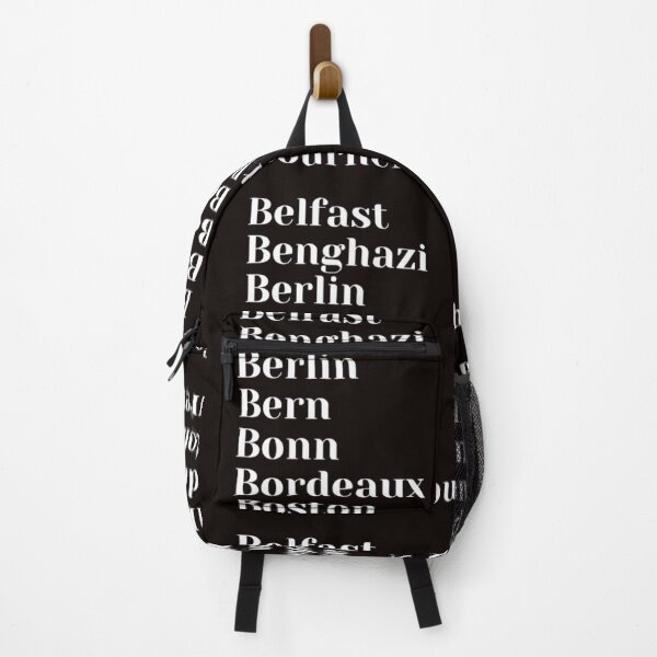 Item preview, Famous Cities starting with the letter, B designed and sold by Art With Impact – Statement Art & Apparel for Deep Thinkers.