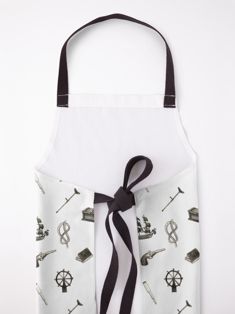 Alternate view of Black Sails Pattern Apron