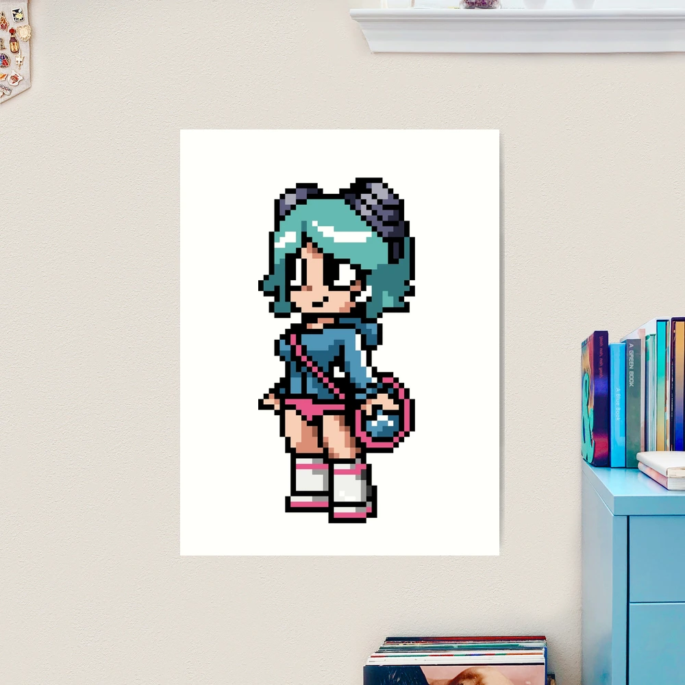 Ramona Flowers 8-bit art