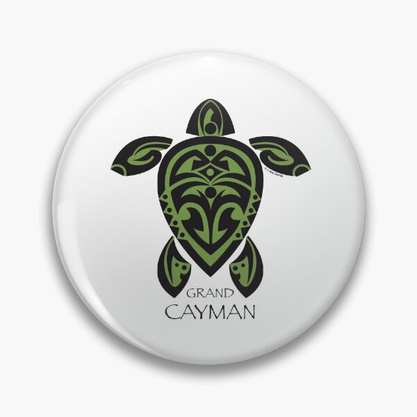 Item preview, Black & Green Tribal Turtle Tattoo / Grand Cayman designed and sold by srwdesign.