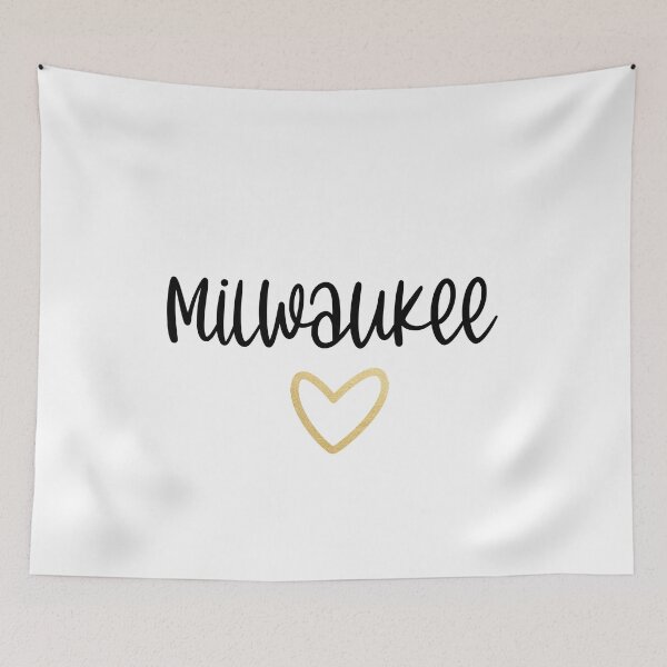 Item preview, Love Milwaukee Wisconsin with a Heart designed and sold by SantaLisaPier.